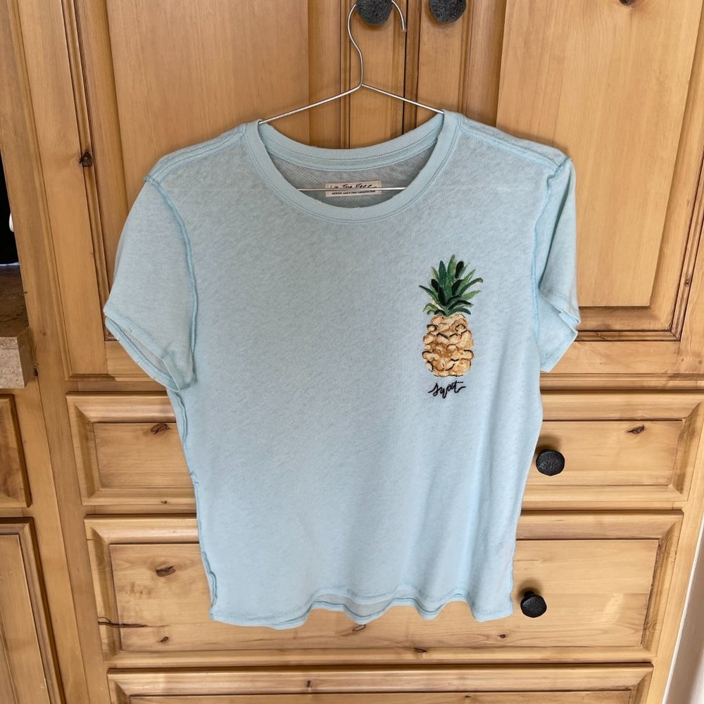 Free People Pineapple T-shirt in size Medium